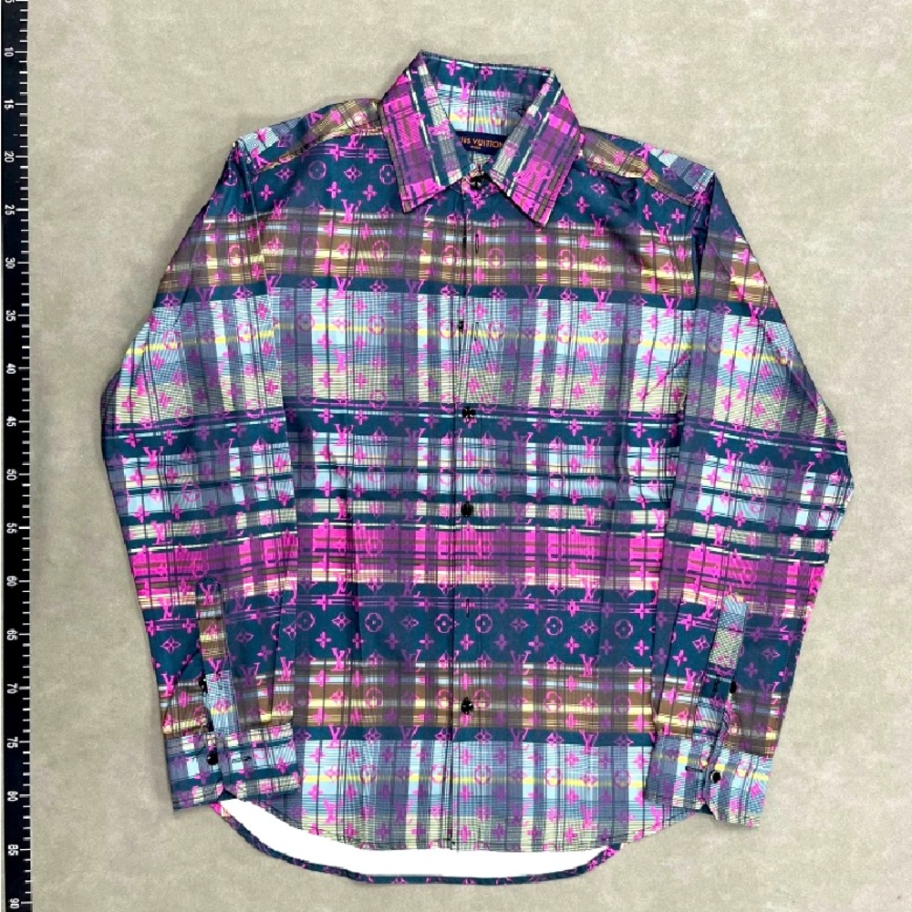 Louis Vuitton Monogram Button Up